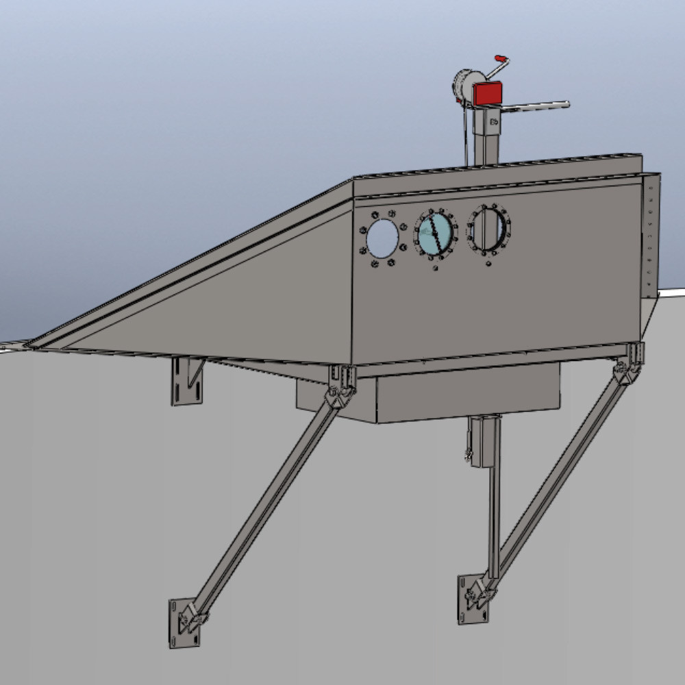 balcon soporte para contenedores de gas serie bsta cri-man